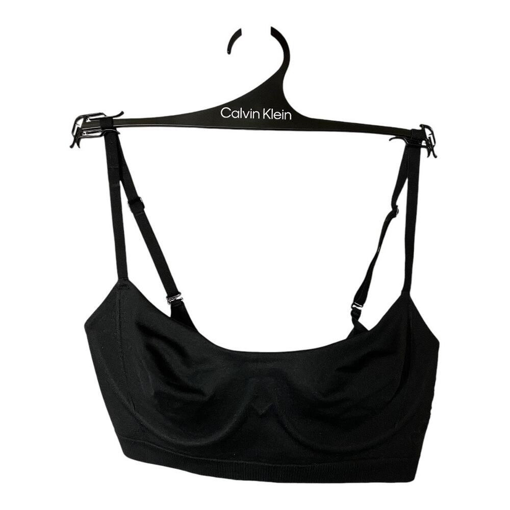 Calvin Klein Women's Size Small Bralette Black Convertible Wire Free Unlined NWT
